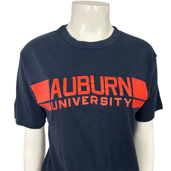 1970s Champion Auburn University Tee T Shirt Single Stitch / Women’s Small * - Picture 4 of 5